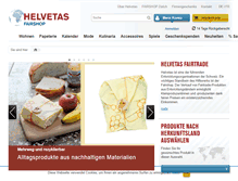 Tablet Screenshot of fairshop.helvetas.ch